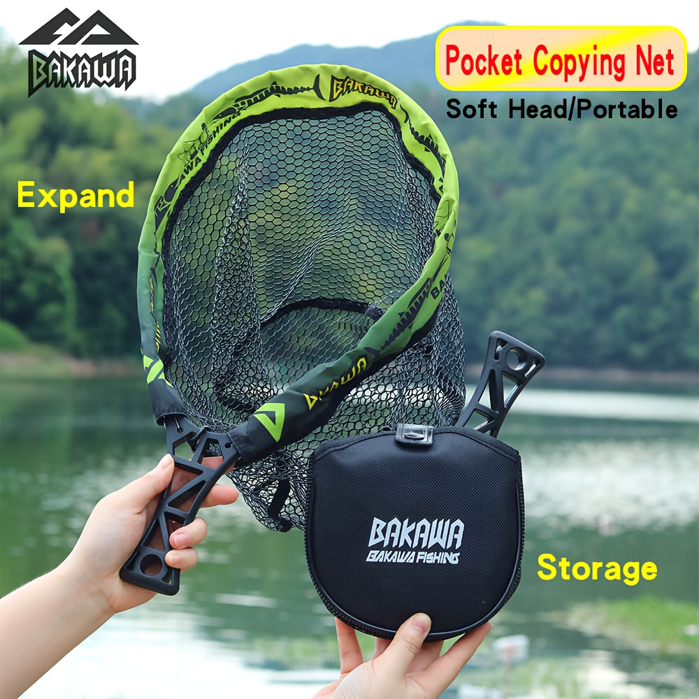 Fish Net Handle - Red de pesca plegable BAKAWA, red