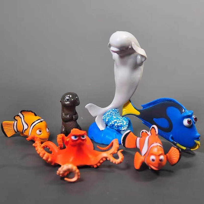 Aquarium Fish Dolphin - Bonita estatua de muñecos de 6