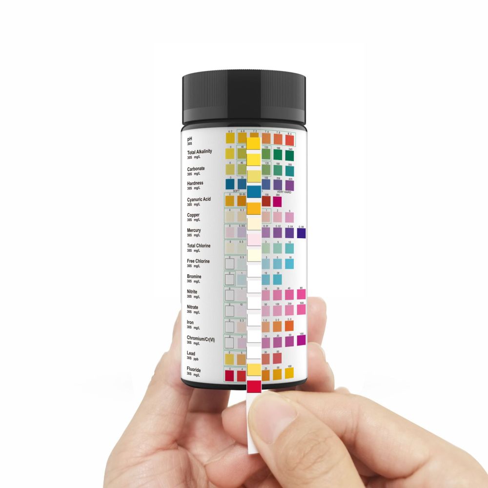 Aquarium Test Kit - Tiras analizadoras de calidad del agua