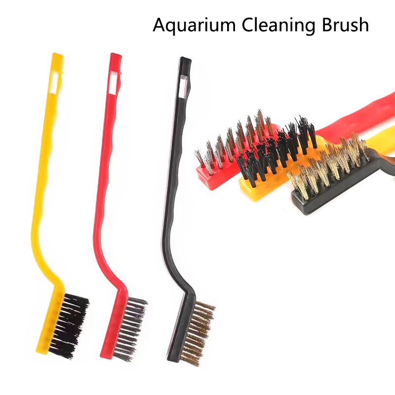 Aquarium Fish Maintenance - Cepillo de alambre de acero para