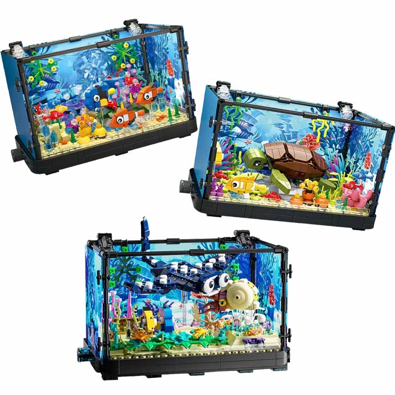 Aquarium Fish Games - Juego de bloques de construcción para