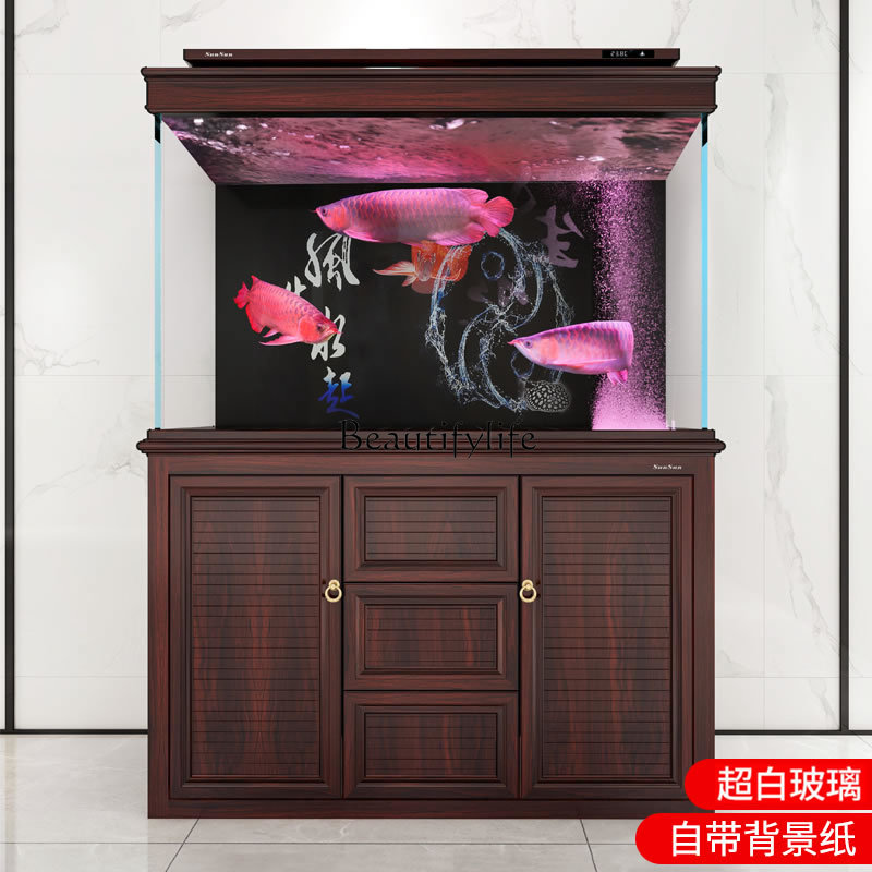 Aquarium Fish Dragon - Yj9 Nuevo pecera grande sala de