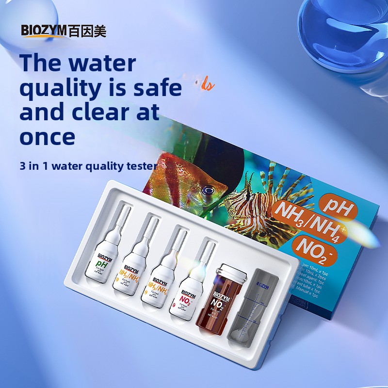 Aquarium Test Kit - BIOZYM Kit de prueba de acuario-probador