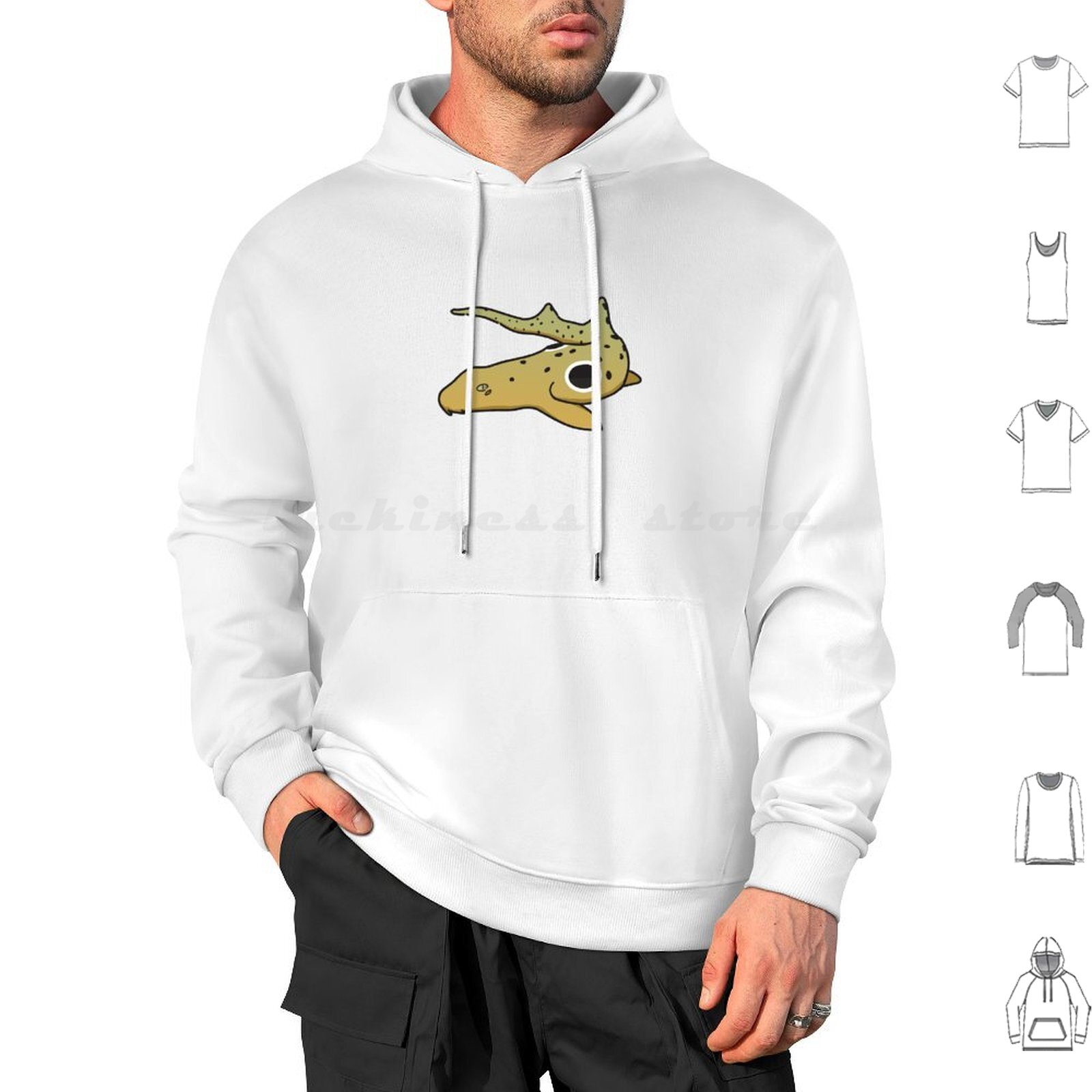 Aquarium Fish Drawing - Charretera de tiburón con dibujo, sudaderas