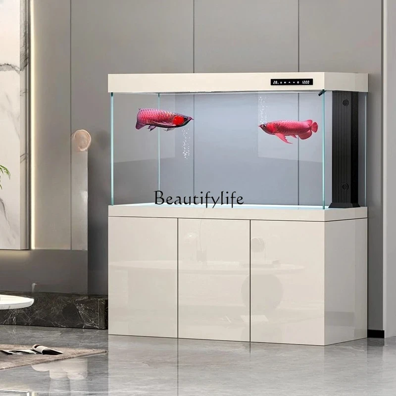 Aquarium Fish Dragon - Acuario de cristal súper blanco para