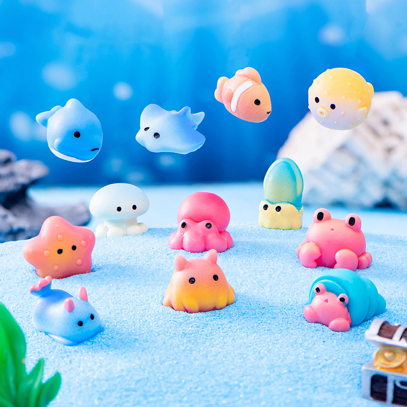 Aquarium Fish Dolphin - Figuras creativas de resina con animales