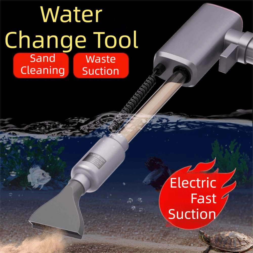 Aquarium Fish Maintenance - Aspiradora Automática para Acuarios, Eléctrica, con