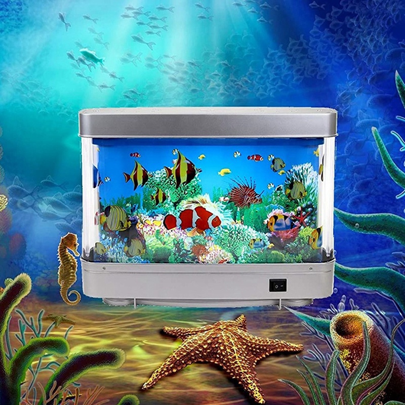 Lámpara LED de Acuario Virtual - Aquarium Fish Dolphin reseña y precio