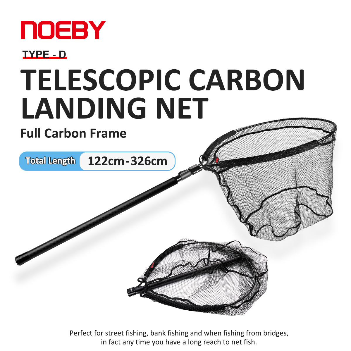 Red de Pesca Telescópica NOEBY - Fish Net Handle reseña y precio