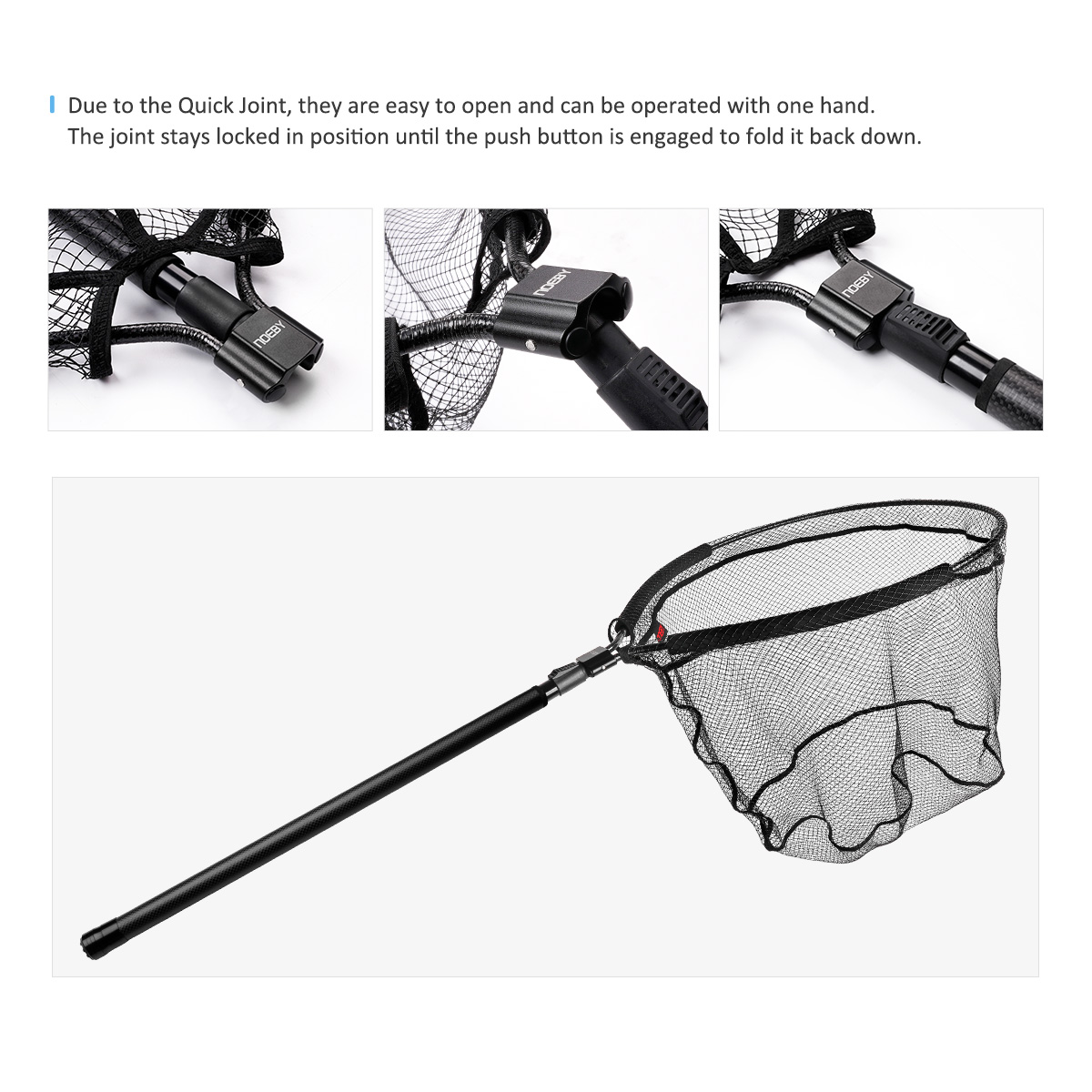 Red de Pesca Telescópica NOEBY - Fish Net Handle reseña y precio