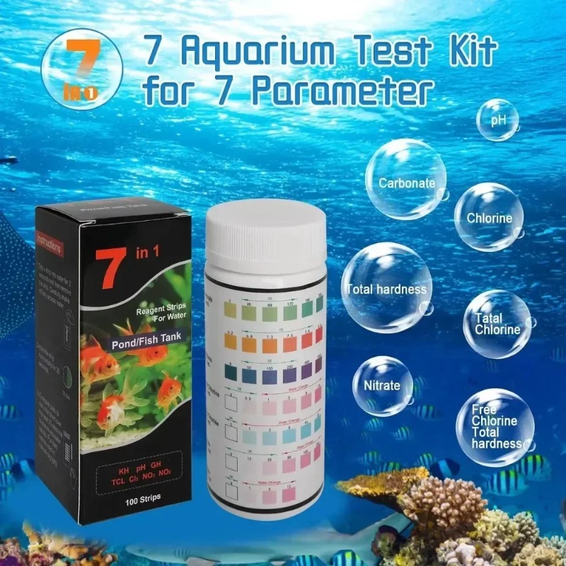 Tiras Reactivas para Acuario,  - Aquarium Test Kit reseña y precio