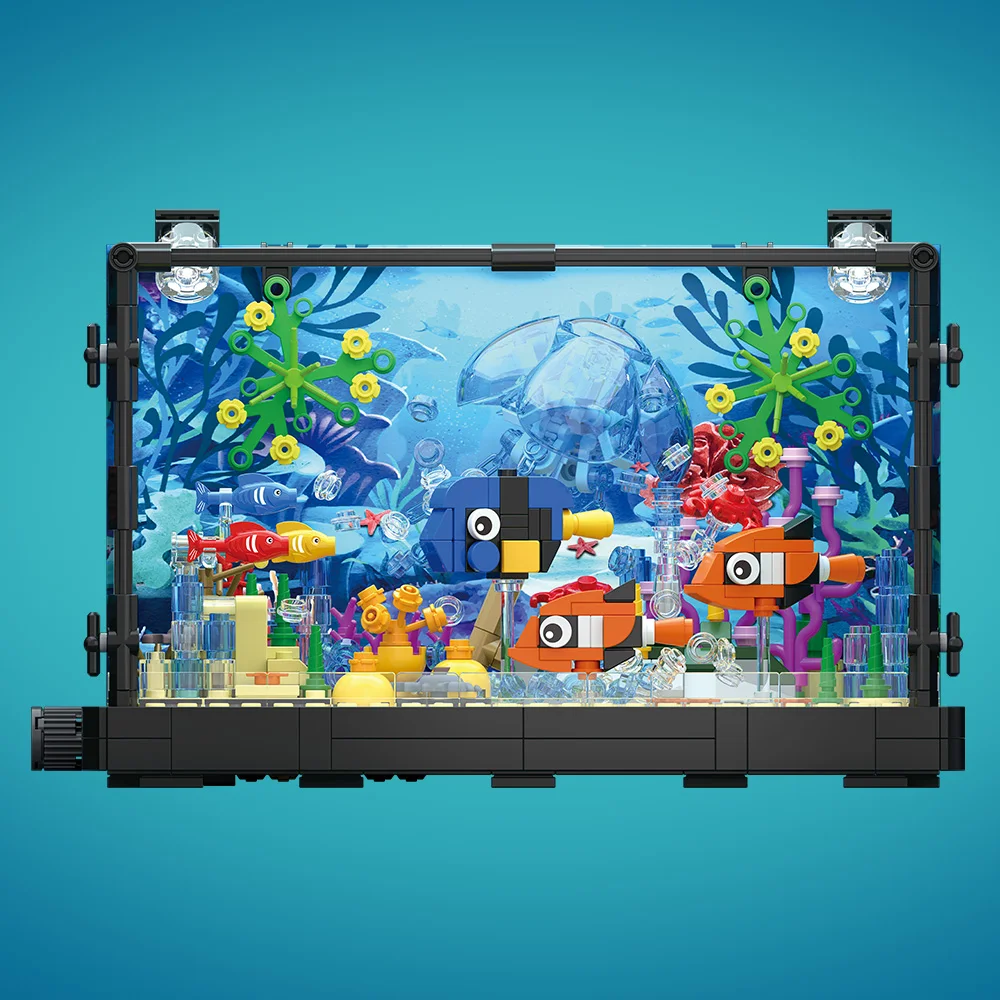 Juego de bloques de construcci - Aquarium Fish Games reseña y precio