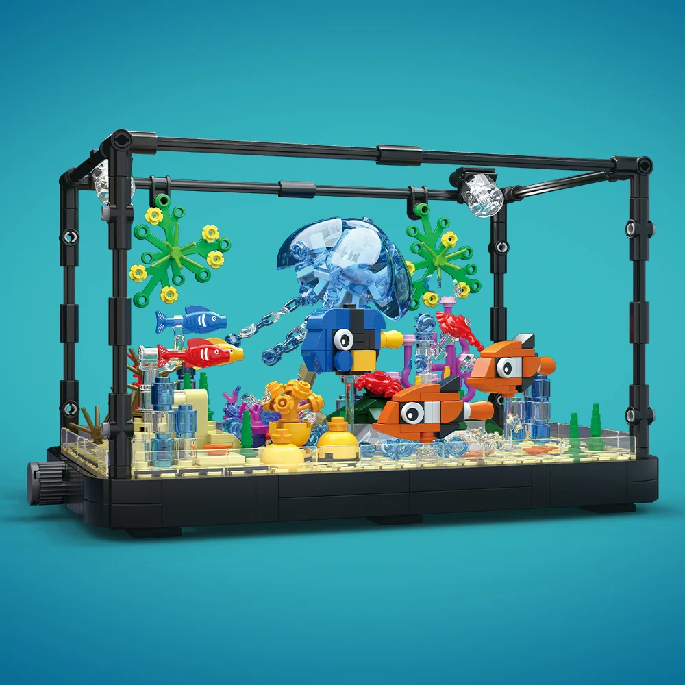 Juego de bloques de construcci - Aquarium Fish Games reseña y precio