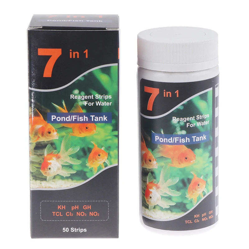 Tira de prueba de PH 7 en 1, k - Aquarium Test Kit reseña y precio