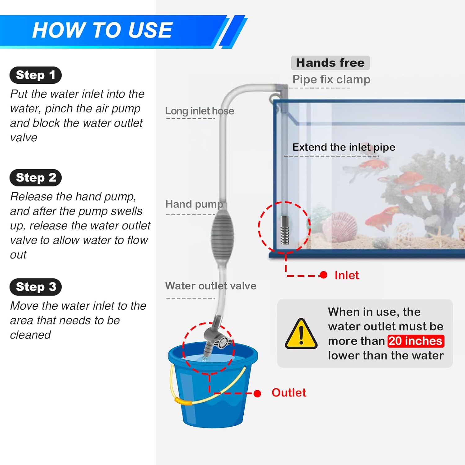 Kit de herramientas de limpiez - Aquarium Fish Maintenance reseña y precio