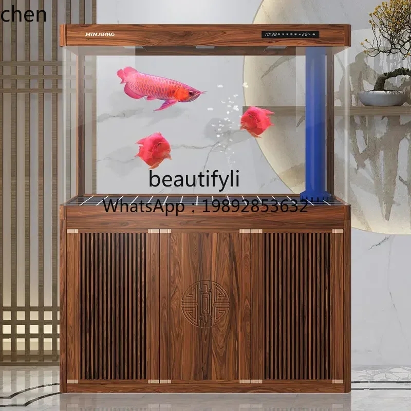 Acuario de suelo a techo YFY p - Aquarium Fish Dragon reseña y precio