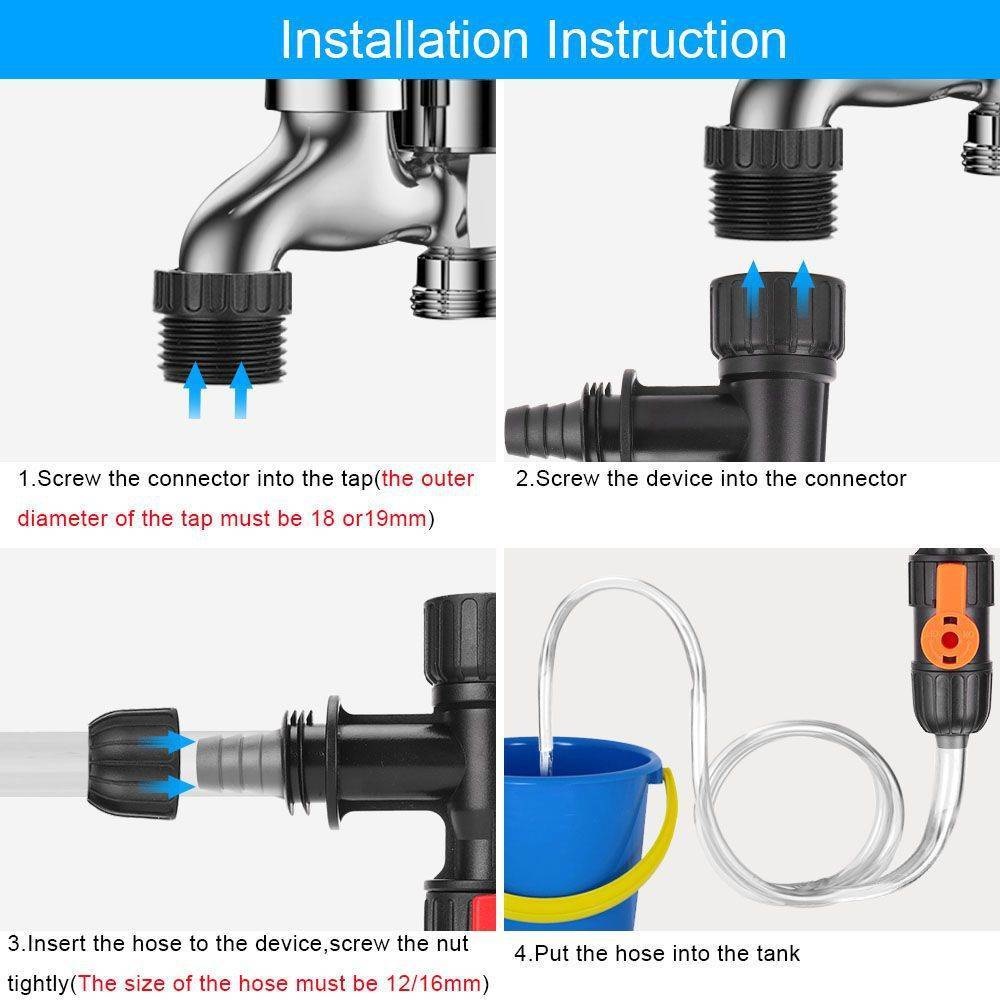 Accesorio cambiador de agua pa - Aquarium Fish Maintenance reseña y precio