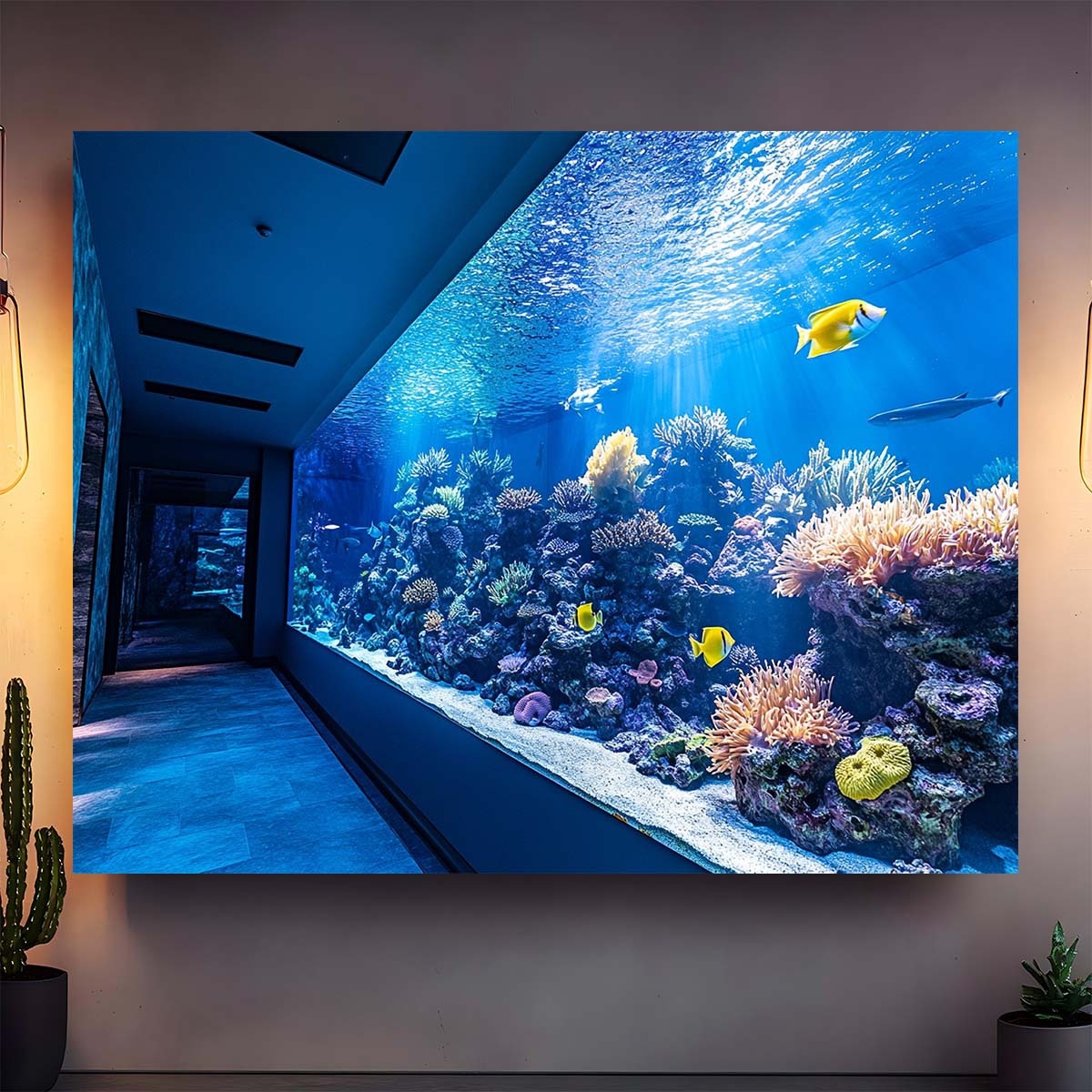 Tapiz Vibrante de Acuario Subm - Aquarium Fishing reseña y precio