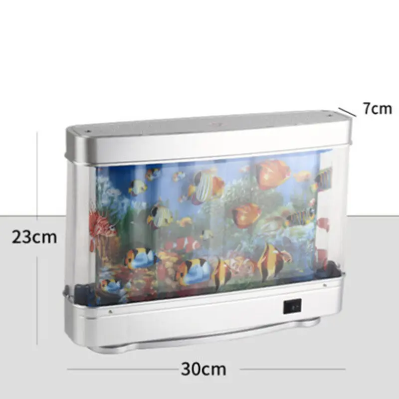 Lámpara Led dinámica Virtual p - Aquarium Fish Dolphin reseña y precio