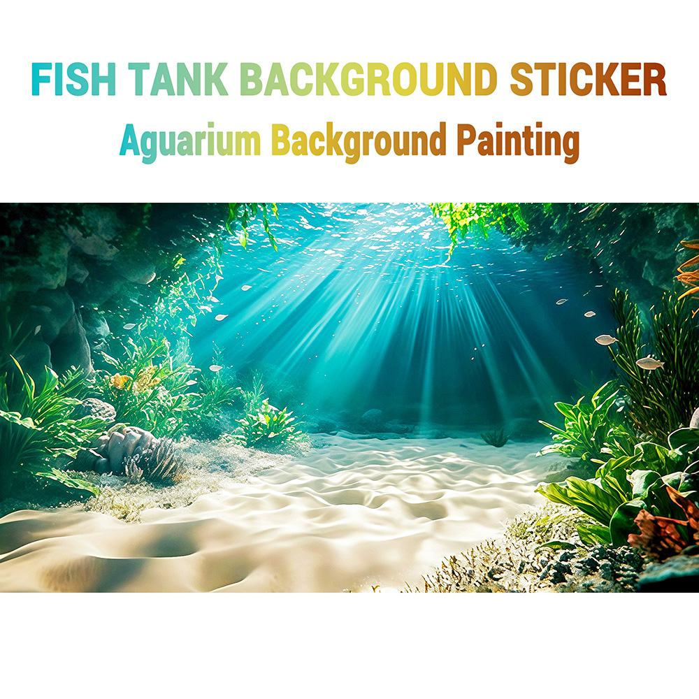Beach Secret Land, pintura de  - Aquarium Fishland reseña y precio