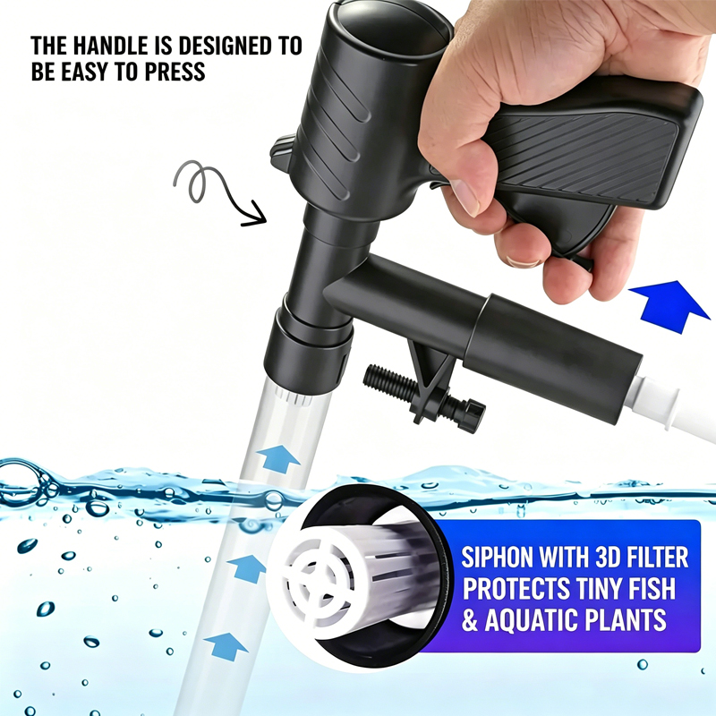 Bomba de Cambio de Agua para A - Aquarium Fish Maintenance reseña y precio