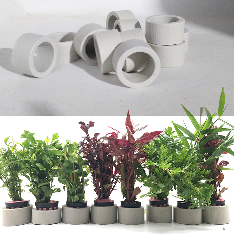 Anillo de cerámica para decora - Aquarium Fish Pot reseña y precio