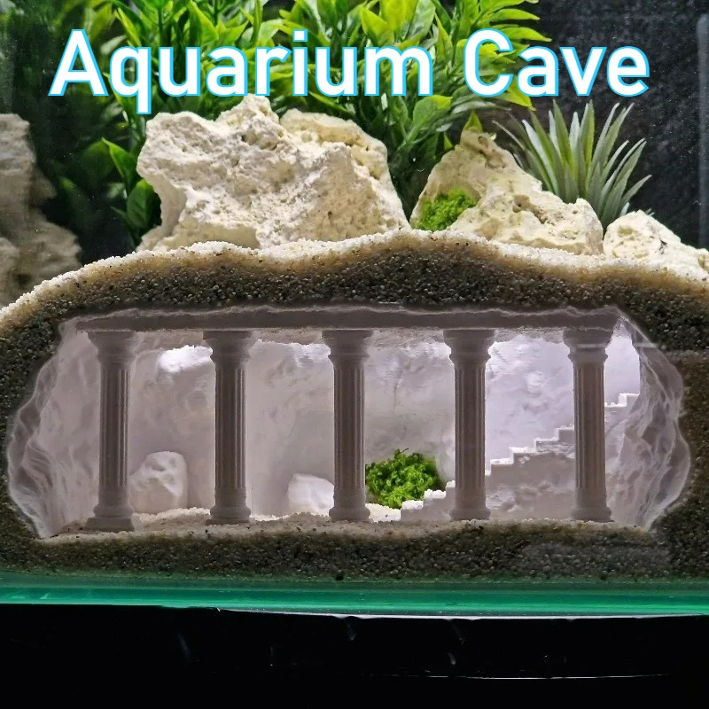 Cueva para Peceras Impresa en  - Aquarium Fish Elevator reseña y precio