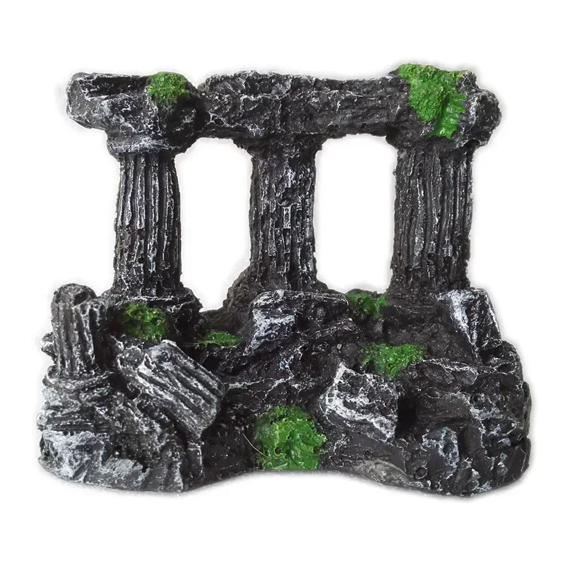 Pilares de piedra cuadrados pa - Aquarium Fish Games reseña y precio