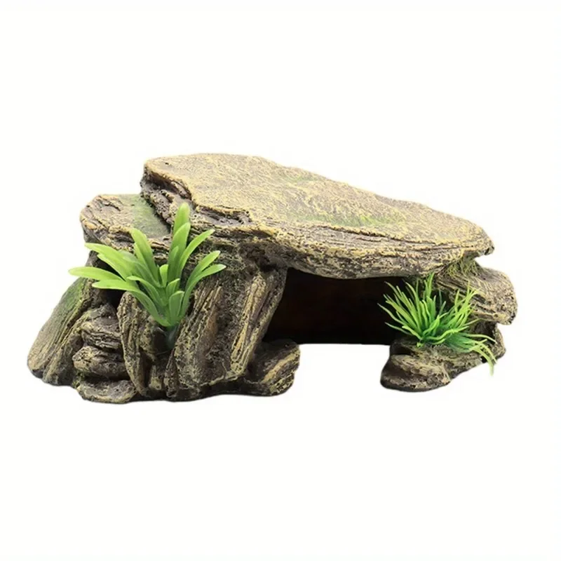 Decoración de tanque de tortug - Aquarium Fish Games reseña y precio