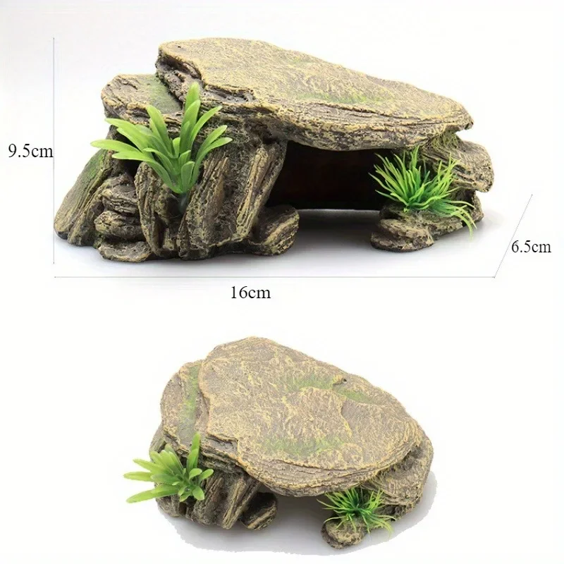 Decoración de tanque de tortug - Aquarium Fish Games reseña y precio