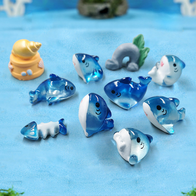 Modelo de estatuilla de tiburó - Aquarium Fish Dolphin reseña y precio