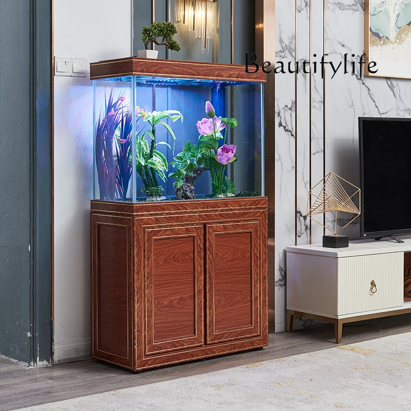 R sala de estar hogar pequeño  - Aquarium Fish Dragon reseña y precio