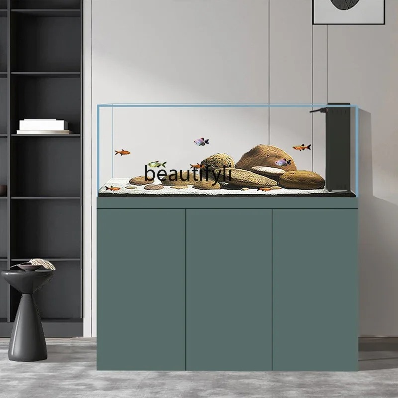 Sala de estar, paisaje domésti - Aquarium Fish Dragon reseña y precio