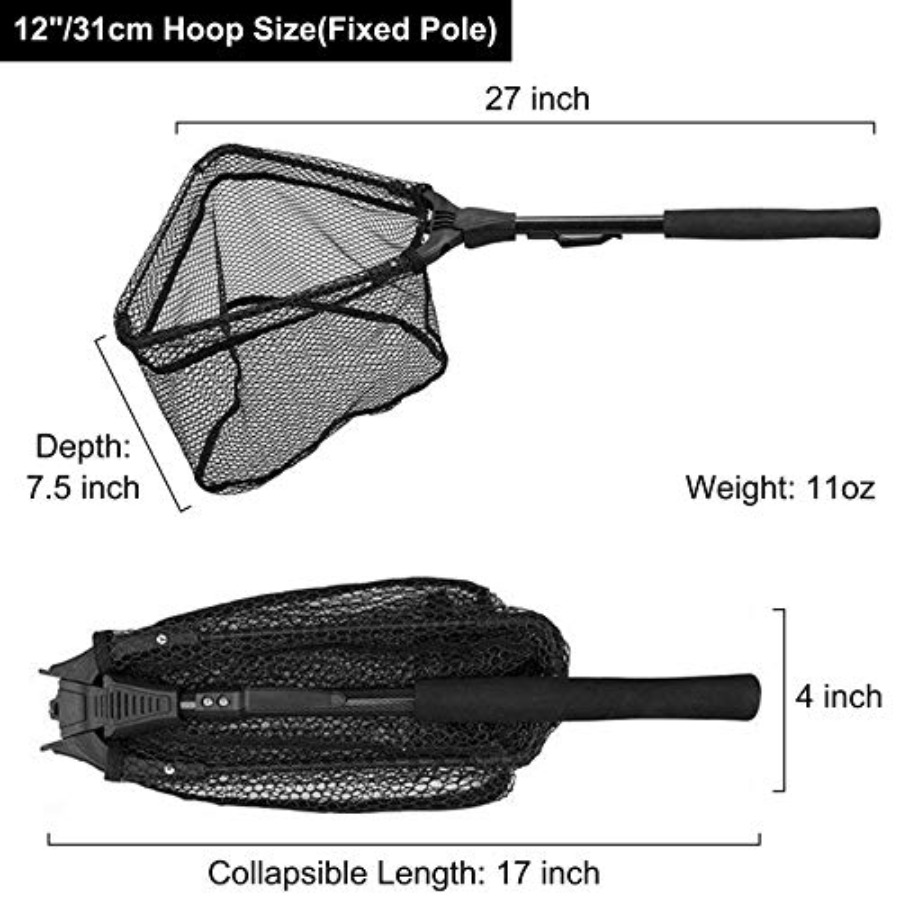Red de Pesca Flotante, Red de  - Fish Net Handle reseña y precio