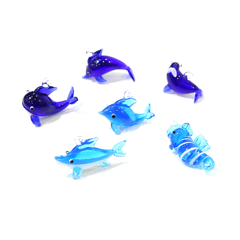 colgantes de vidrio de animale - Aquarium Fish Dolphin reseña y precio