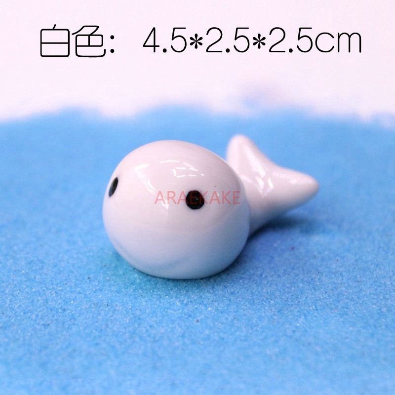 Adornos de cerámica de ballena - Aquarium Fish Dolphin reseña y precio