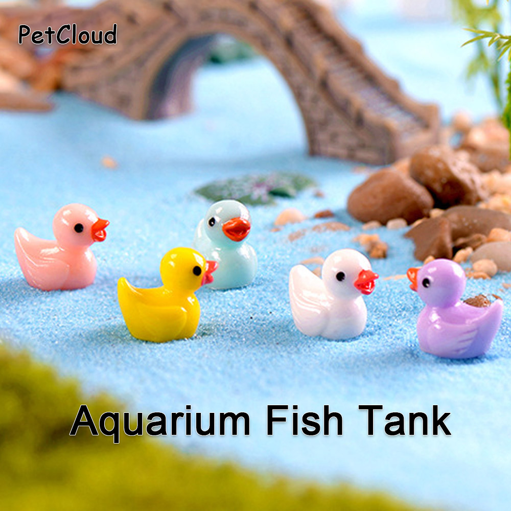 Adorno para pecera, patos, bal - Aquarium Fish Dolphin reseña y precio
