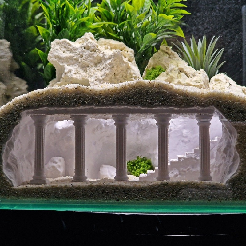 Cueva para Acuario, Decoración - Aquarium Fish Games reseña y precio
